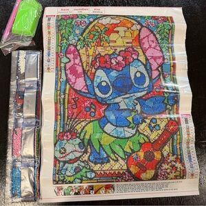 Lot of 3 Cute Stitch Diamond Painting Kit - New Packs 3 Designs